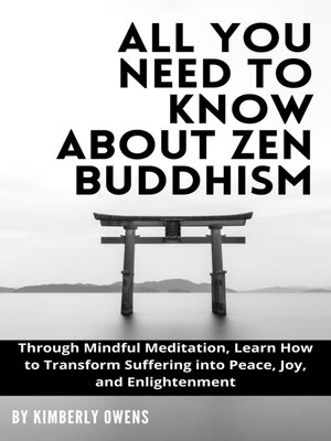 cover image of ALL YOU NEED TO KNOW ABOUT ZEN BUDDHISM